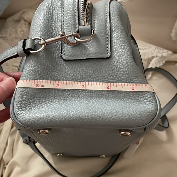 COACH coneflower blue satchel handbag soft LEATHER - Picture 16 of 16